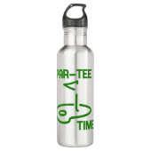 Par T-Shirt Time Edelstahlflasche (Vorderseite)