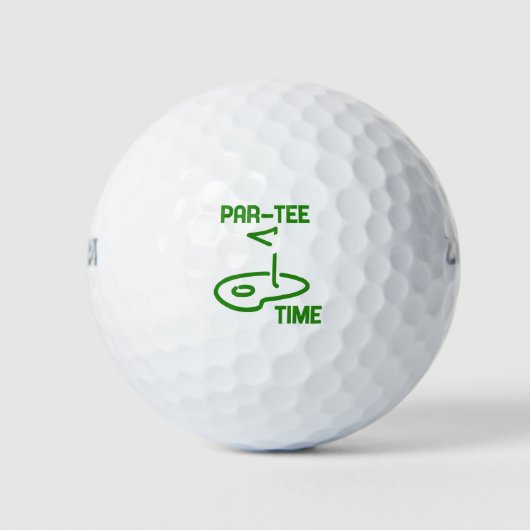 Par T-Shirt Time Golfball (Vorderseite)