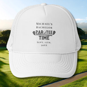 Par T-Shirt Time Hat Bachelor Golf Weekend Truckerkappe