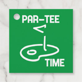Par-T-Shirt Time White Geschenkanhänger