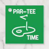 Par-T-Shirt Time White Geschenkanhänger (Vorderseite)