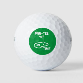 Par-T-Shirt Time White Golfball