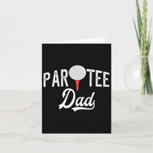 Par T-Shirt Vater Funny Partee Golf Pub Karte