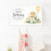 Par-Tea Floral Teapot zum Geburtstag Banner (Insitu)