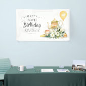 Par-Tea Floral Teapot zum Geburtstag Banner (Messeveranstaltung)