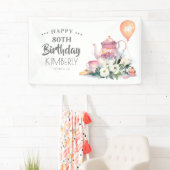 Par-Tea Floral Teapot zum Geburtstag Banner (Insitu)