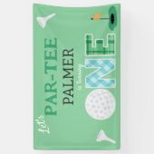 Par-tee Golf 1st Birthday Golfing Party Banner (Vertikal)