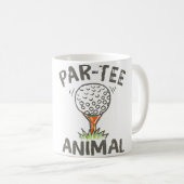 Par Tee Tier Lustiger Golf Kaffeetasse (VorderseiteRechts)