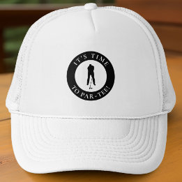 Par Tee Time Funny Men's Golfer For Him Truckerkappe