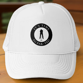 Par Tee Time Funny Men's Golfer For Him Truckerkappe