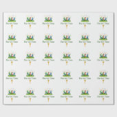 Par-tee Time Golf Wrapping Paper | Fun Gift Geschenkpapier (Flach)