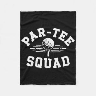 Par-tee-Truppe Lustige Golf-Freunde-Team Fleecedecke