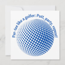 Par-tee wie ein Golfer