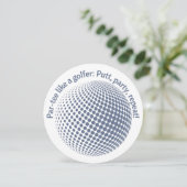 Par-tee wie ein Golfer Einladung (Stehend Vorderseite)