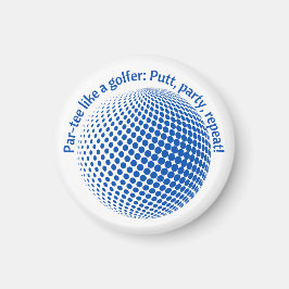 Par-tee wie ein Golfer Magnet