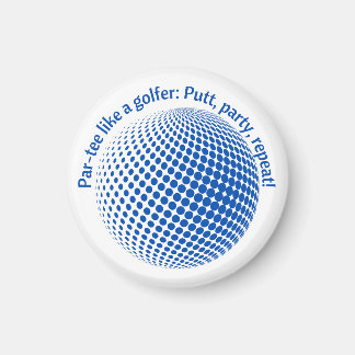 Par-tee wie ein Golfer Magnet