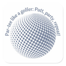 Par-tee wie ein Golfer