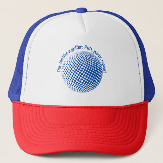 Par-tee wie ein Golfer Truckerkappe