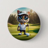 "Par-tee-Zeit: Der Coole Cat's Golf Swing!" Button (Vorderseite)