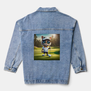 "Par-tee-Zeit: Der Coole Cat's Golf Swing!" Jeansjacke