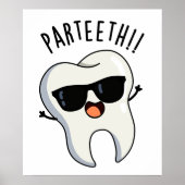 Par-Zähne Funny Dental Puns Poster (Vorne)