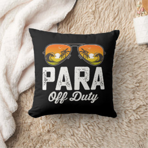 Para Außer Dienst Paraprofessioneller Letzter Schu Kissen