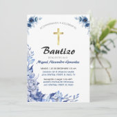 Para Bautizo Einladungen (Stehend Vorderseite)