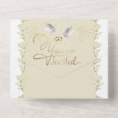 para boda  con foto personalizada all in one einladung (Rückseite)