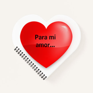 Para mi amor notizblock
