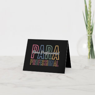 Para Paraprofessional Paraeducator Erster Tag Zurü Ankündigung