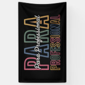 Para Paraprofessional Paraeducator erster Tag zurü Banner (Vertikal)