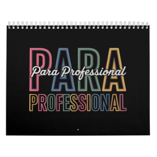Para Paraprofessional Paraeducator erster Tag zurü Kalender