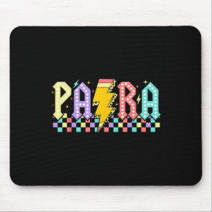 Para Paraprofessional Paraeducator Erster Tag zurü Mousepad