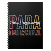 Para Paraprofessional Paraeducator erster Tag zurü Notizblock (Vorderseite)