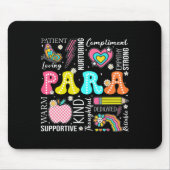 Para Professional Educator 1st Day Of Back To Scho Mousepad (Vorne)