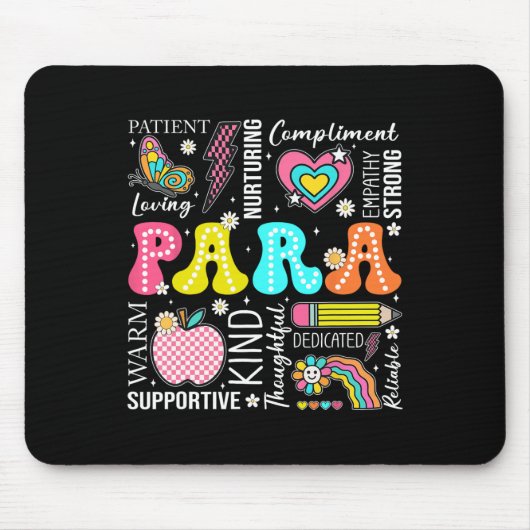 Para Professional Educator 1st Day Of Back To Scho Mousepad (Vorne)
