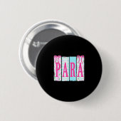 Para professioneller Lehrer zurück zur Schule erst Button (Vorne & Hinten)