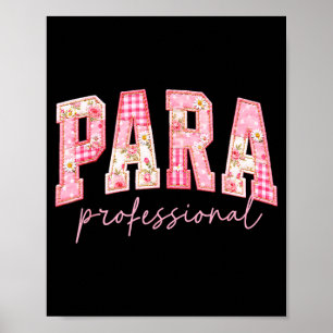 Para professioneller Lehrer zurück zur Schule erst Poster