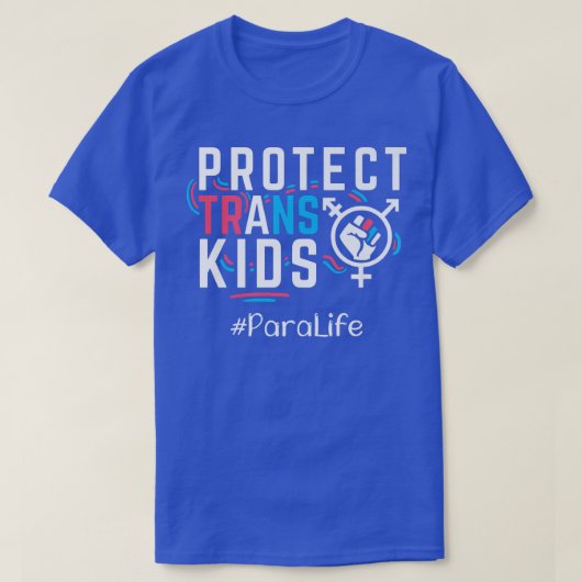 Para Protect Trans Kids Transgender LGBT Pride Mon T-Shirt (Design vorne)