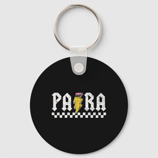 Para-Squad-Paraprofessional Para-Lehrer  Schlüsselanhänger (Vorderseite)