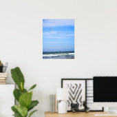 Para Surfer in der Luft über dem Strand Farbe 16x2 Poster (Heimbüro)
