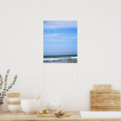 Para Surfer in der Luft über dem Strand Farbe 16x2 Poster (Küche)