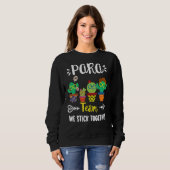 Para Team School Cactus Crew Para Teacher Squad Sweatshirt (Vorne ganz)