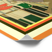 Para Todos Art Deco "One too many" Poster 12 x 16 (Ecke)