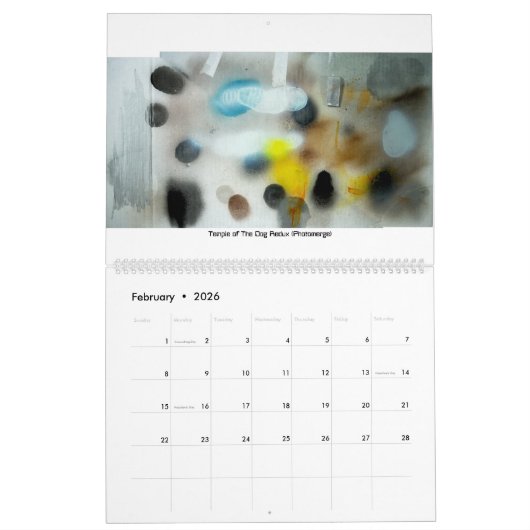 Parabel der beiden Pfeile Kalender (Feb 2026)