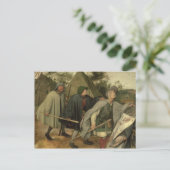 Parabel der Blinden, Detail von drei blinden Postkarte (Stehend Vorderseite)