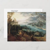 Parabel der Dusche von Bruegel der ältesten Postka Postkarte (Vorne/Hinten)