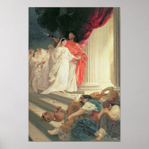 Parabel der klugen und dummen Jungfrauen, 1886 Poster