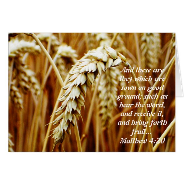 Parabel der Sower Blank Card (Vorderseite (Horizontal))