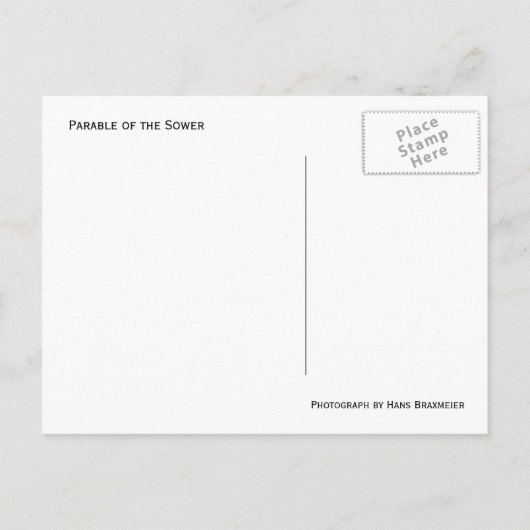 Parabel der Sower Postkarte (Rückseite)